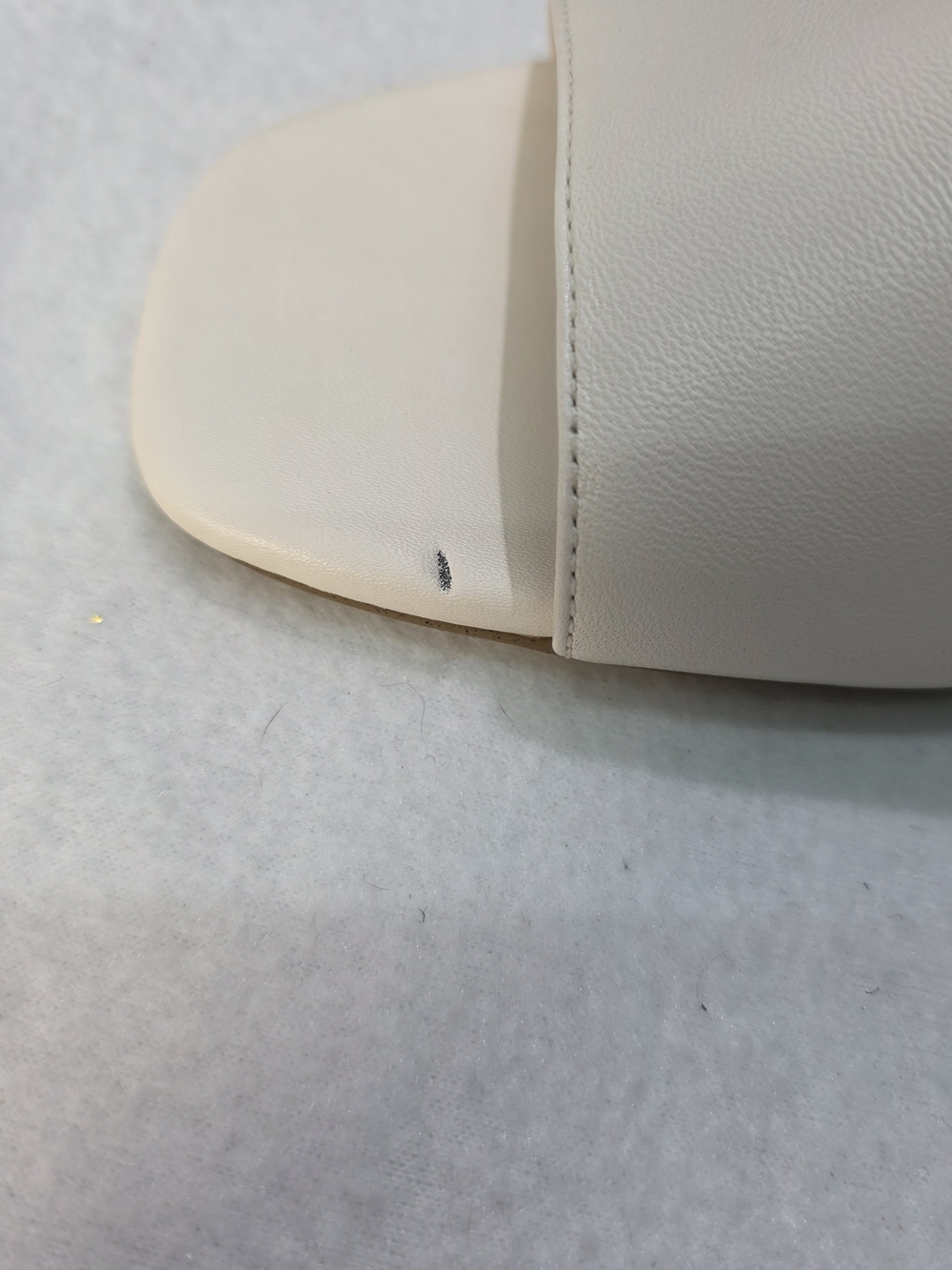 Coach Women's Cream Maggi Leather Block Heel Slide - Picture 6 of 12
